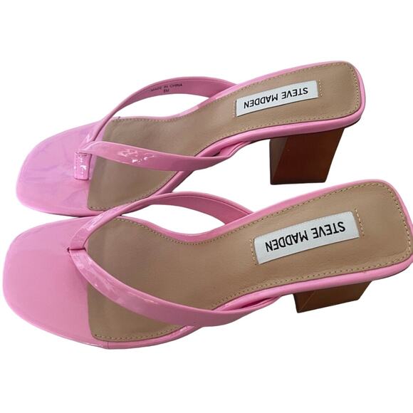 Steve Madden Hyria Women's Chunky Block Heel Sandal Stylish Sandal SZ 8.5 - Picture 2 of 6